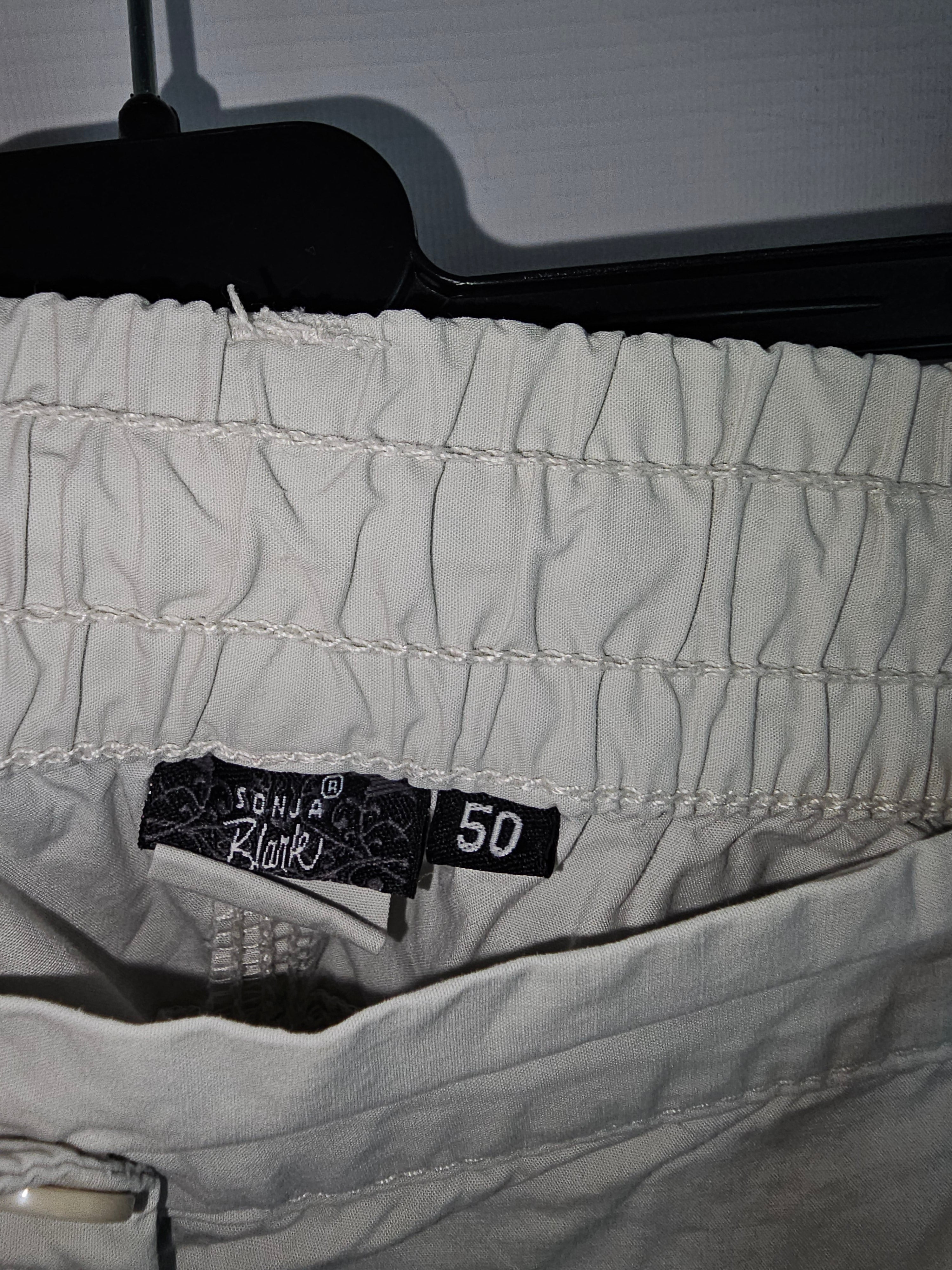 EK13282 Damen Hose von Sonja Blank, Beige, Gr. 50