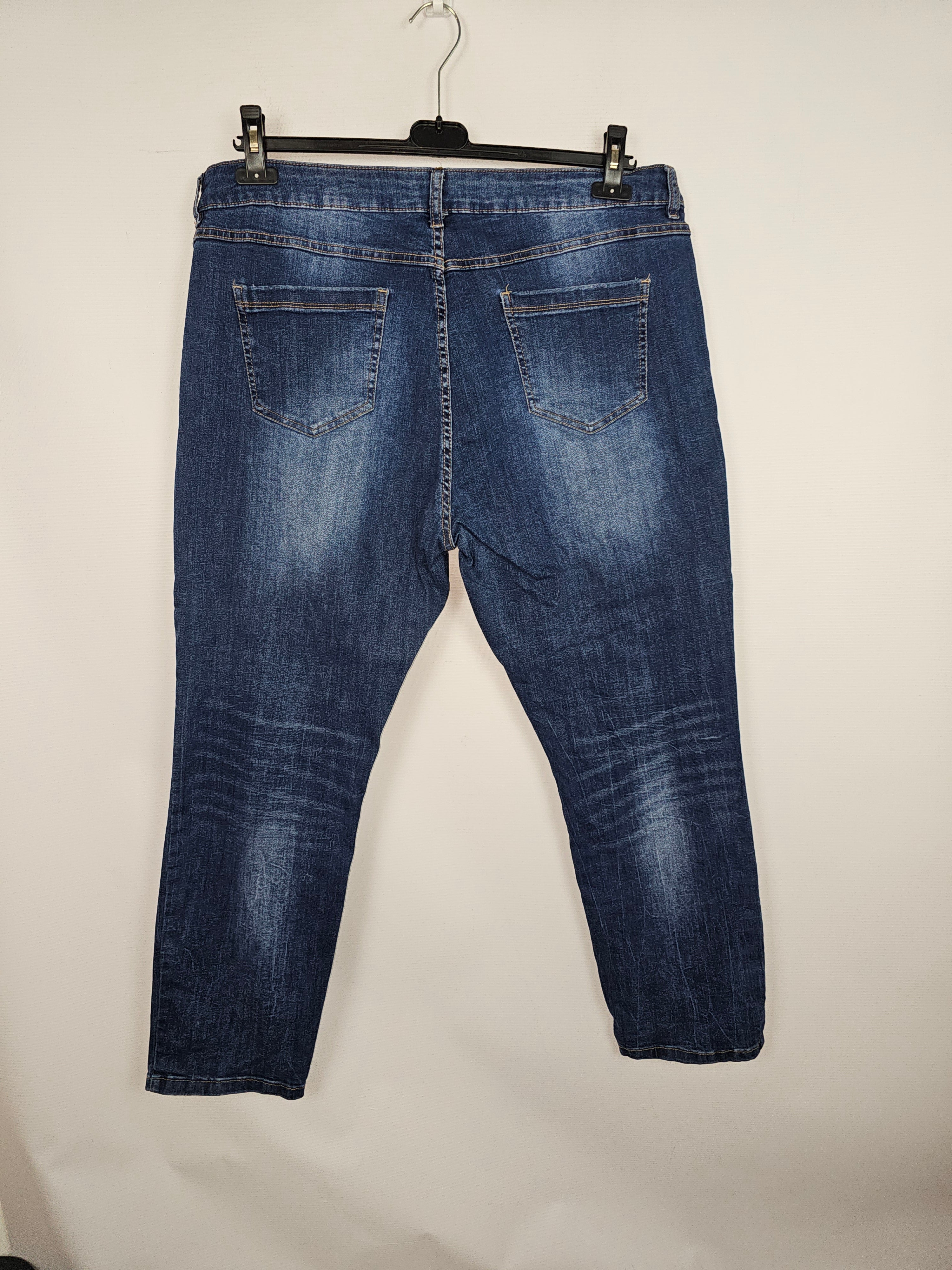 EK13284 Damen Jeans von Gina Benotti, Blau, Gr. 50