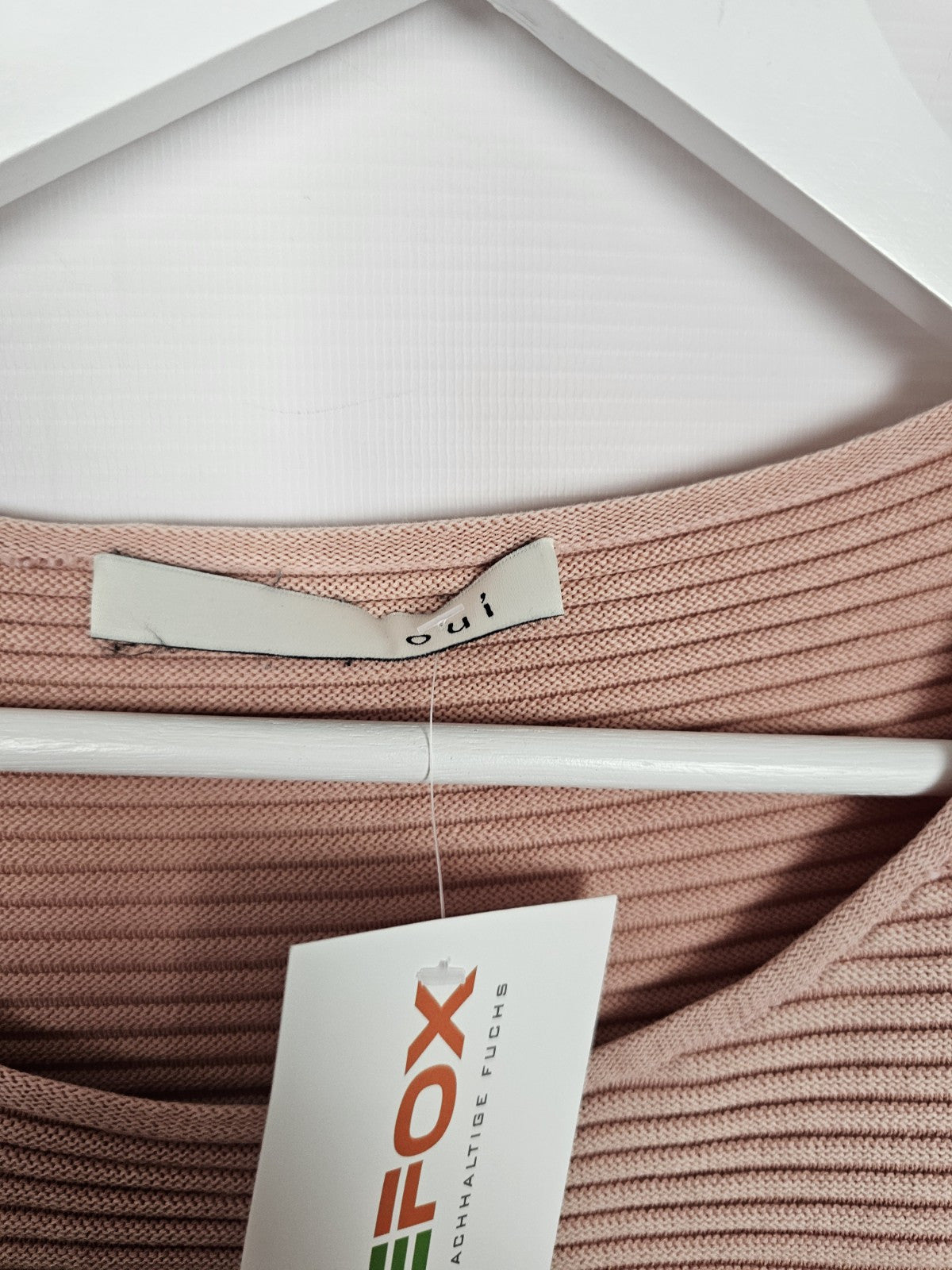EK7158 Damen Sweatshirt von Oui, Rosa, Gr.362