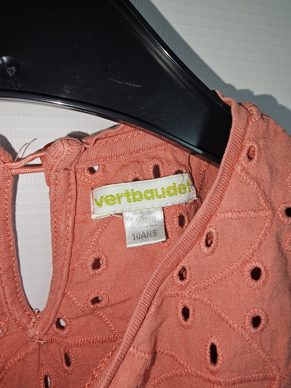 EK7472 Mädchen Kleid von Vertbaudet, Rot, Gr.1402