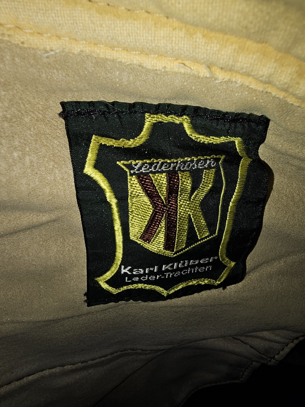 EK7242 Herren Lederhose/ Trachten von Karl Klüber, braun, Gr.XL(Größentabelle)4