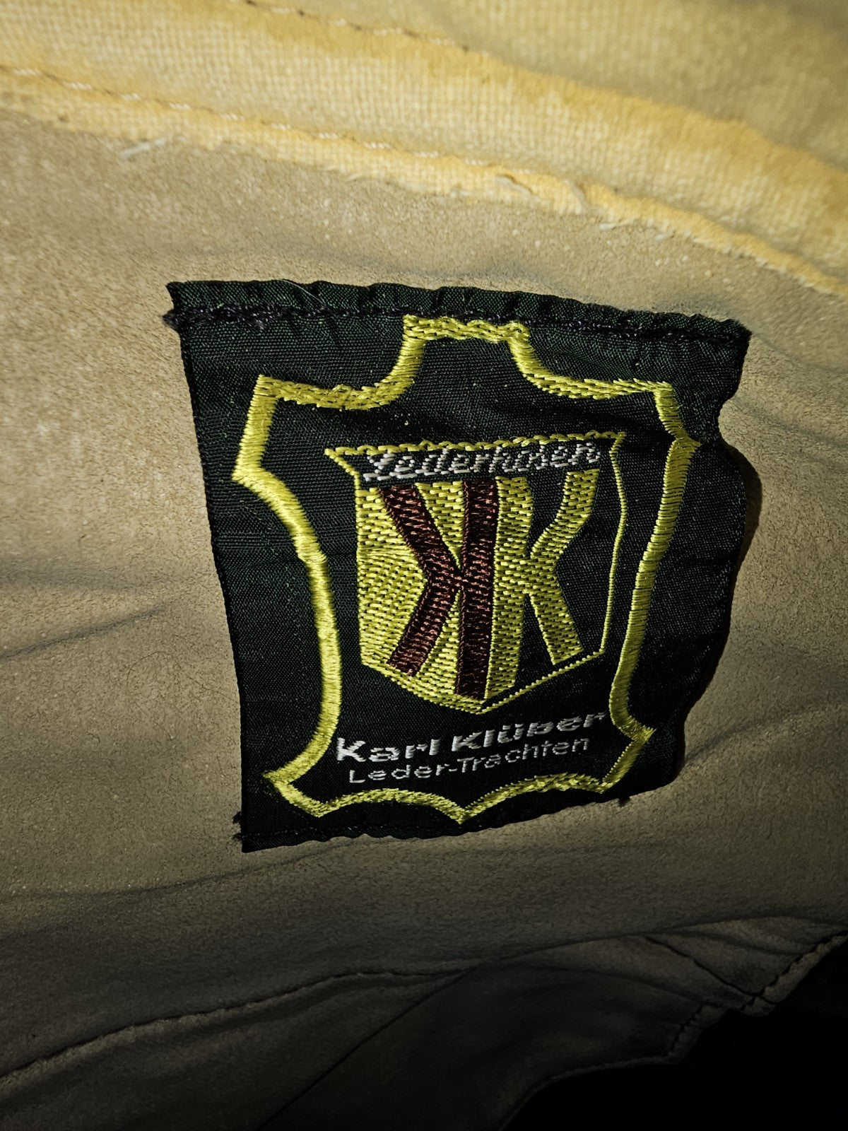 EK7242 Herren Lederhose/ Trachten von Karl Klüber, braun, Gr.XL(Größentabelle)4