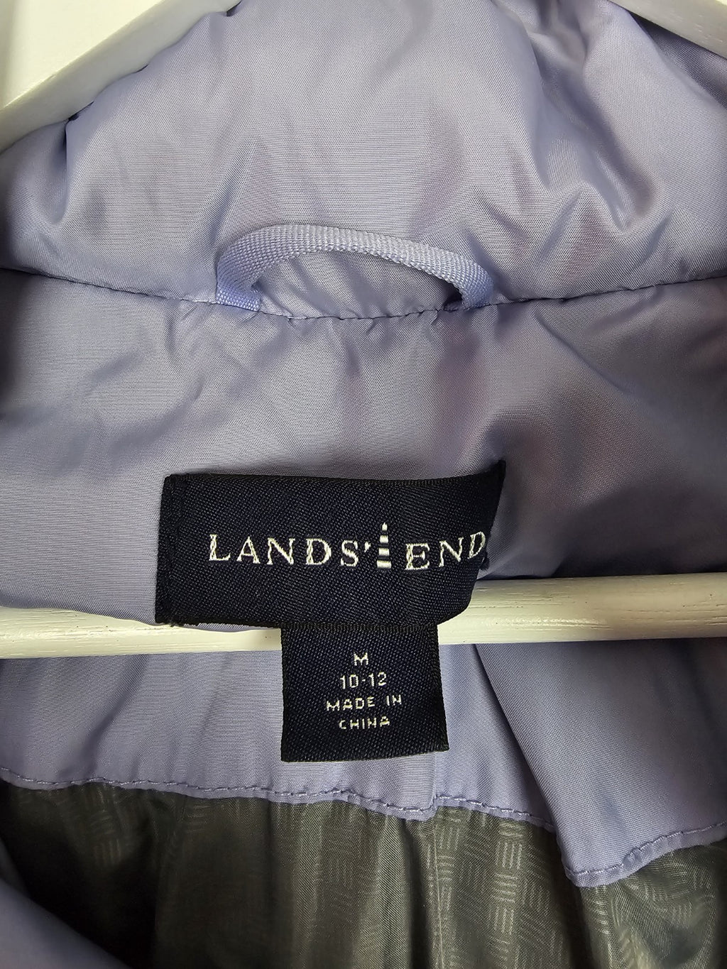 EK7169 Damen Winterjacke von Lands End, Lila, GrM3