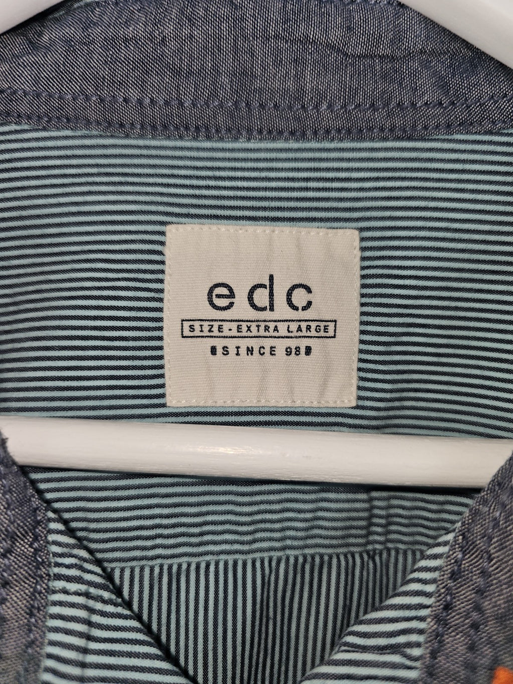 EK7263 Herren Hemd von EDC, blau. Gr.XL1