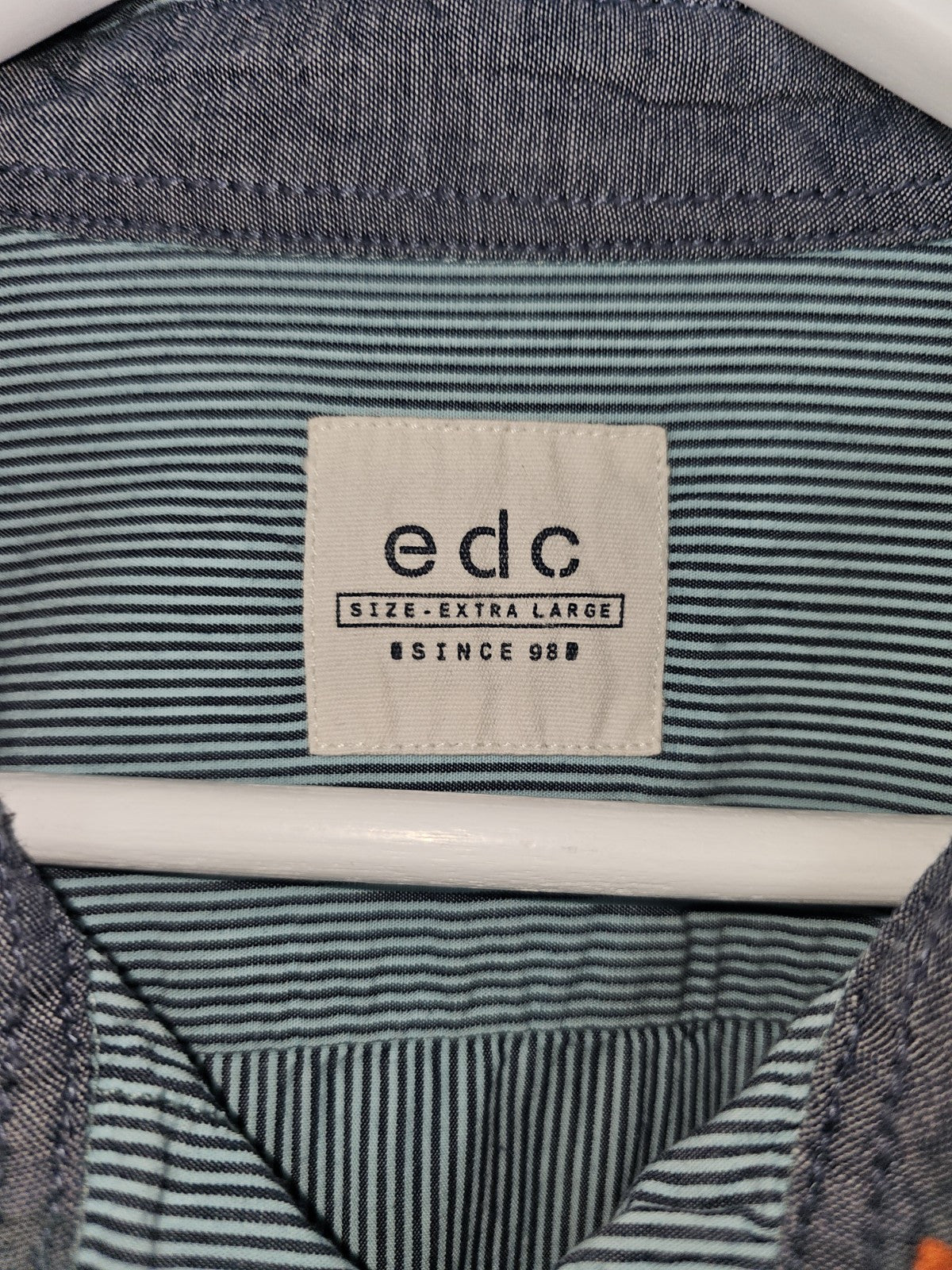 EK7263 Herren Hemd von EDC, blau. Gr.XL1