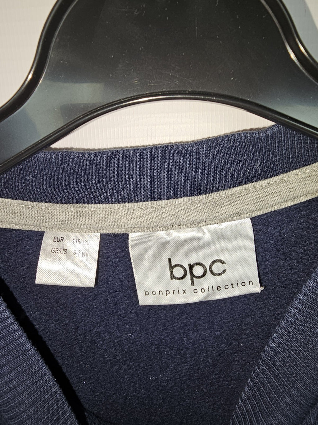 EK7364 Jungen Pullover von Bonprix,  Dunkelblau, Gr.116/1222
