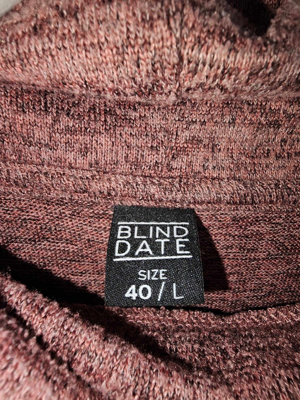 EK7317 Damen Pullover von Blind Date, rot, Gr.401