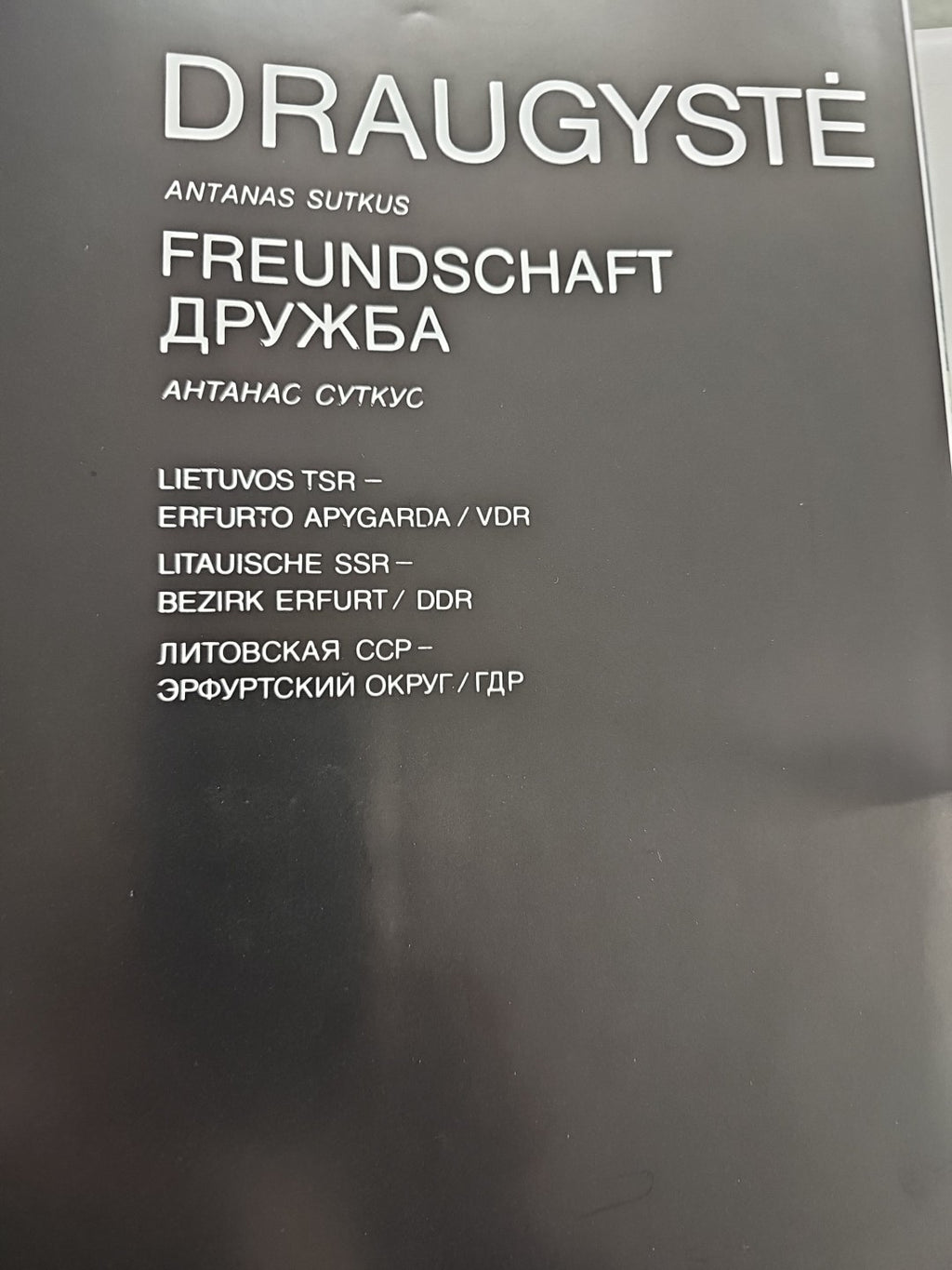 EB 2861 DRAUGYSTE Freundschaft Antanas Sutkus2