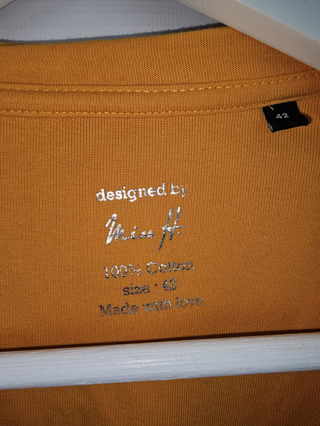 EK7014 Damen Top von Miss H., gelb, Gr.421