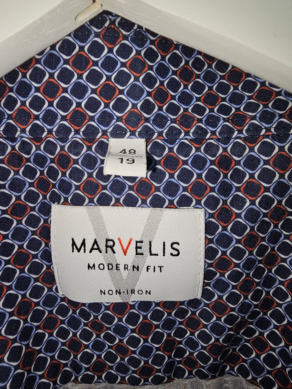 EK7286 Herren Hemd von Marvelis, blau. Gr.482