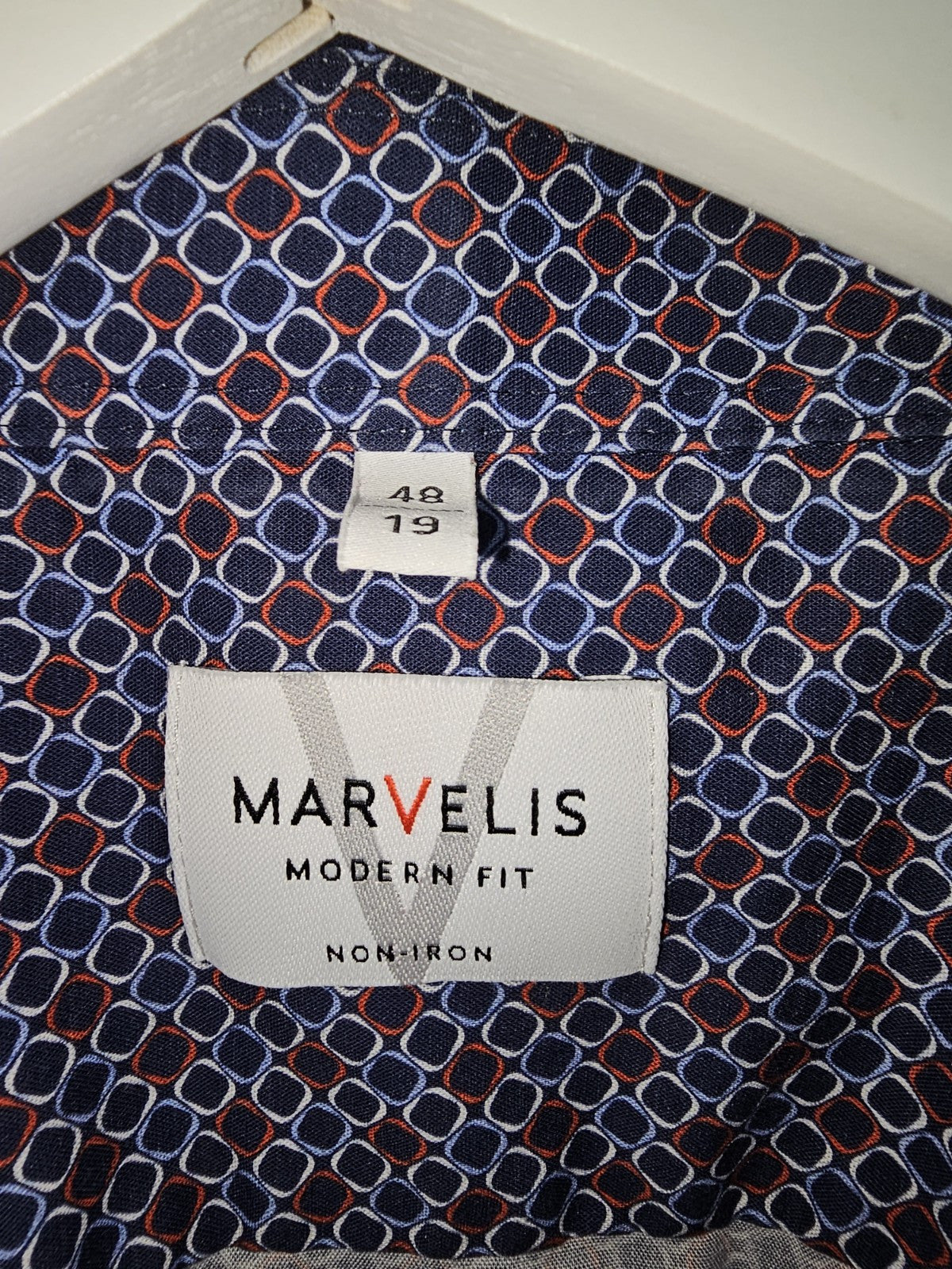 EK7286 Herren Hemd von Marvelis, blau. Gr.482