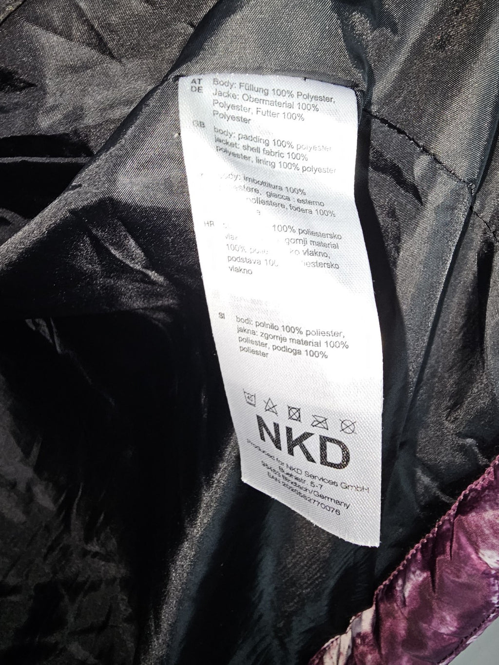 EK7058 Damen Winterjacke von Laura Torelli, lila, Gr.462
