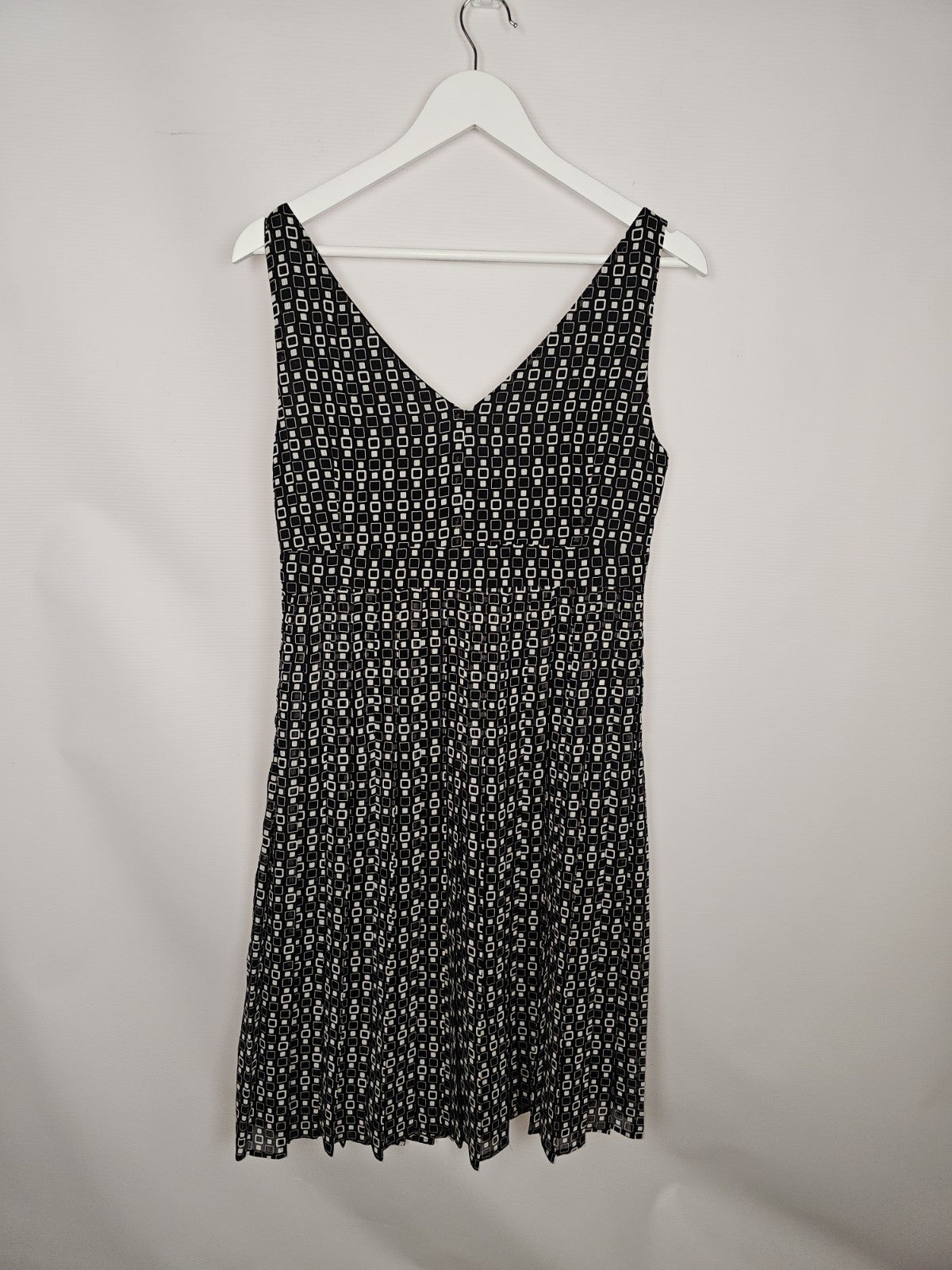 EK7186 Damen Kleid von Esprit, Schwarz/weiß, Gr.L-XL3
