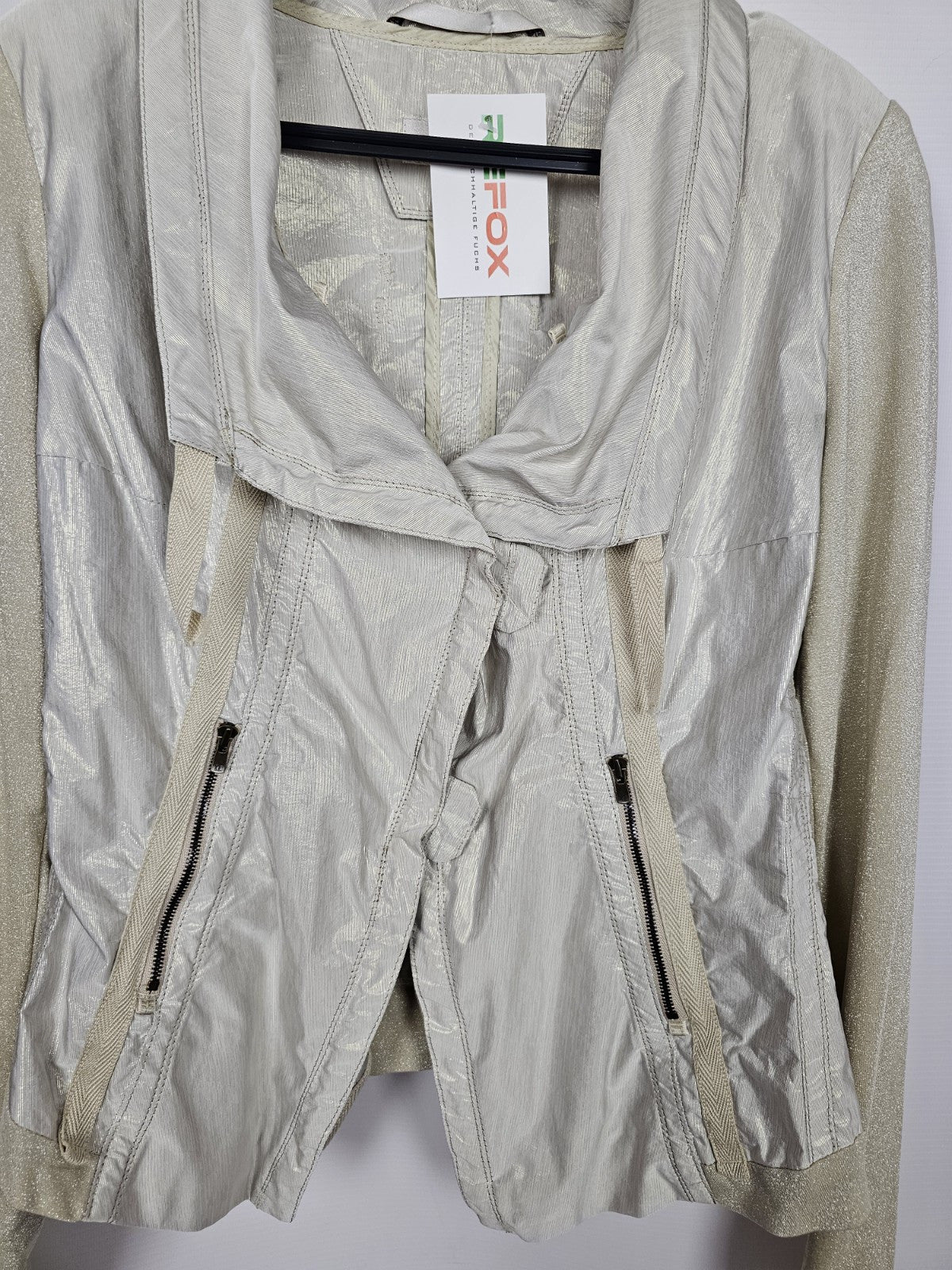 EK7214 Damen Blazer von Beate Heymann Streetcouture,  Beige, Gr.381