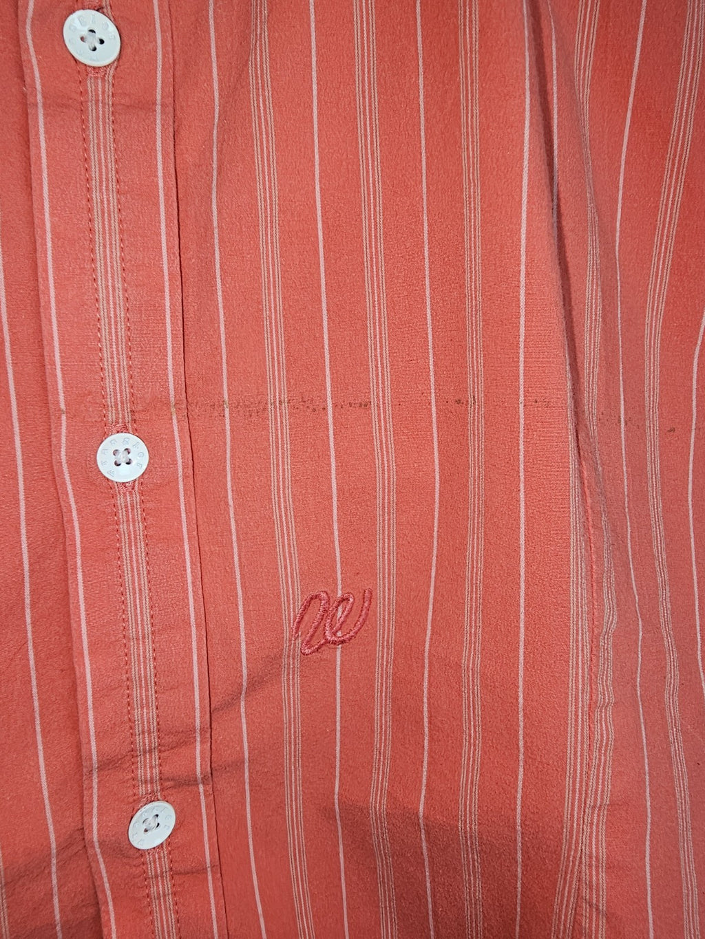 EK7011 Herren Hemd von Wrangler, rot, Gr.M1
