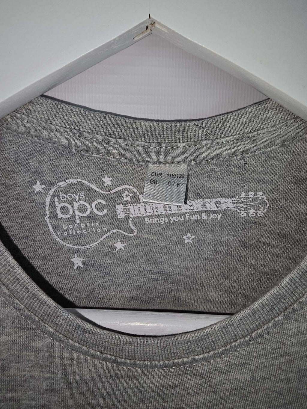 EK7358 Jungen Sweatshirt von bonprix, Grau, Gr.116/1221