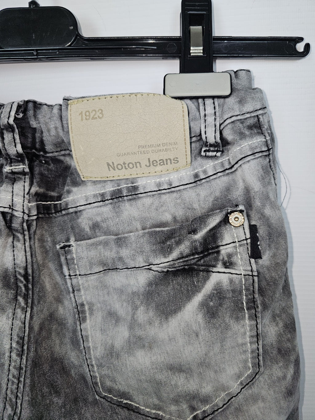 EK7129 Kinder Shorts von Norton Jeans, Grau, Gr.95