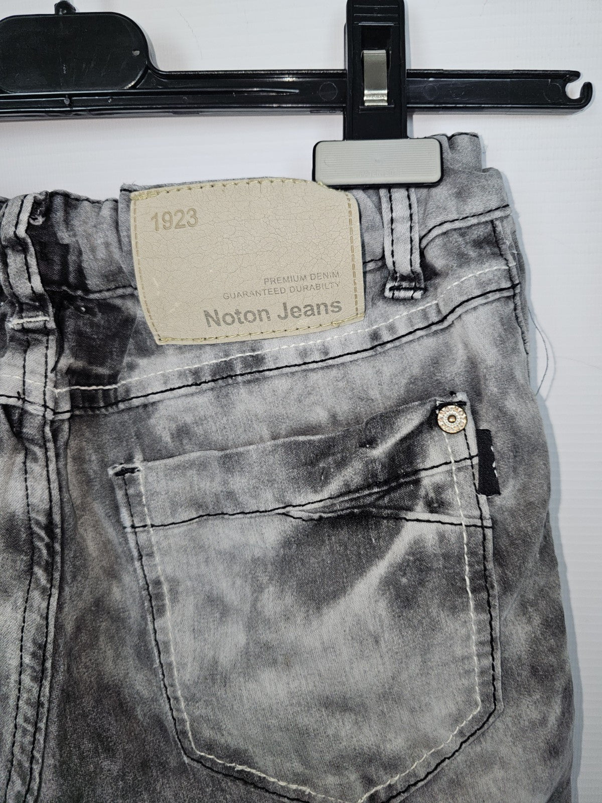 EK7129 Kinder Shorts von Norton Jeans, Grau, Gr.95