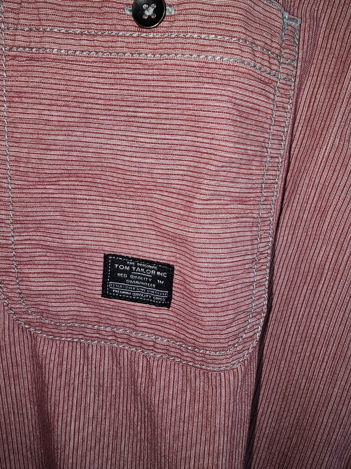 EK7555 Herren Hemd von Tom Tailor, rot, Gr.XL2