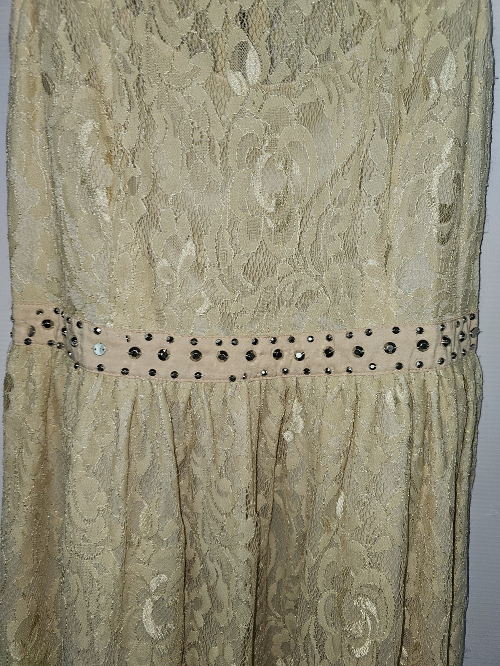 EK7542 Damen Kleid von Maughy, Gelb, Gr.L3