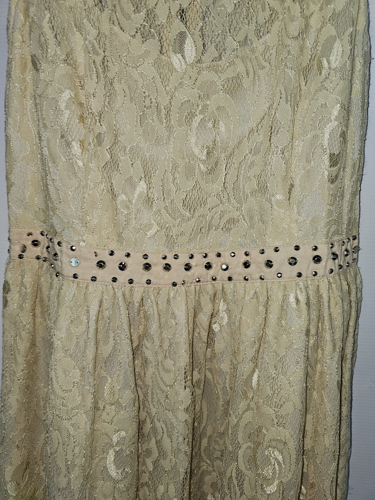 EK7542 Damen Kleid von Maughy, Gelb, Gr.L3