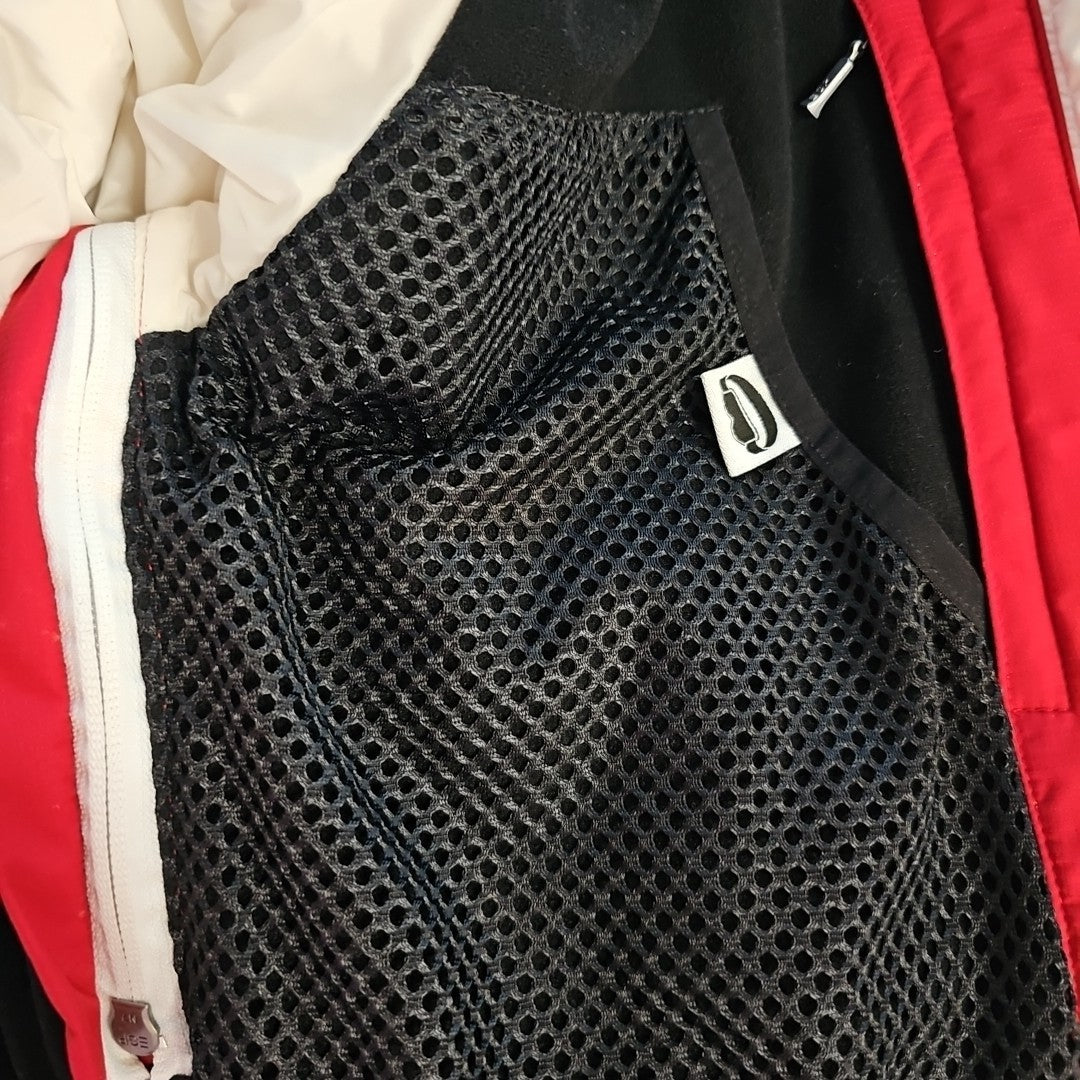 EK7587 Damen Jacke von Esprit Sports, rot-weiß, Gr.388