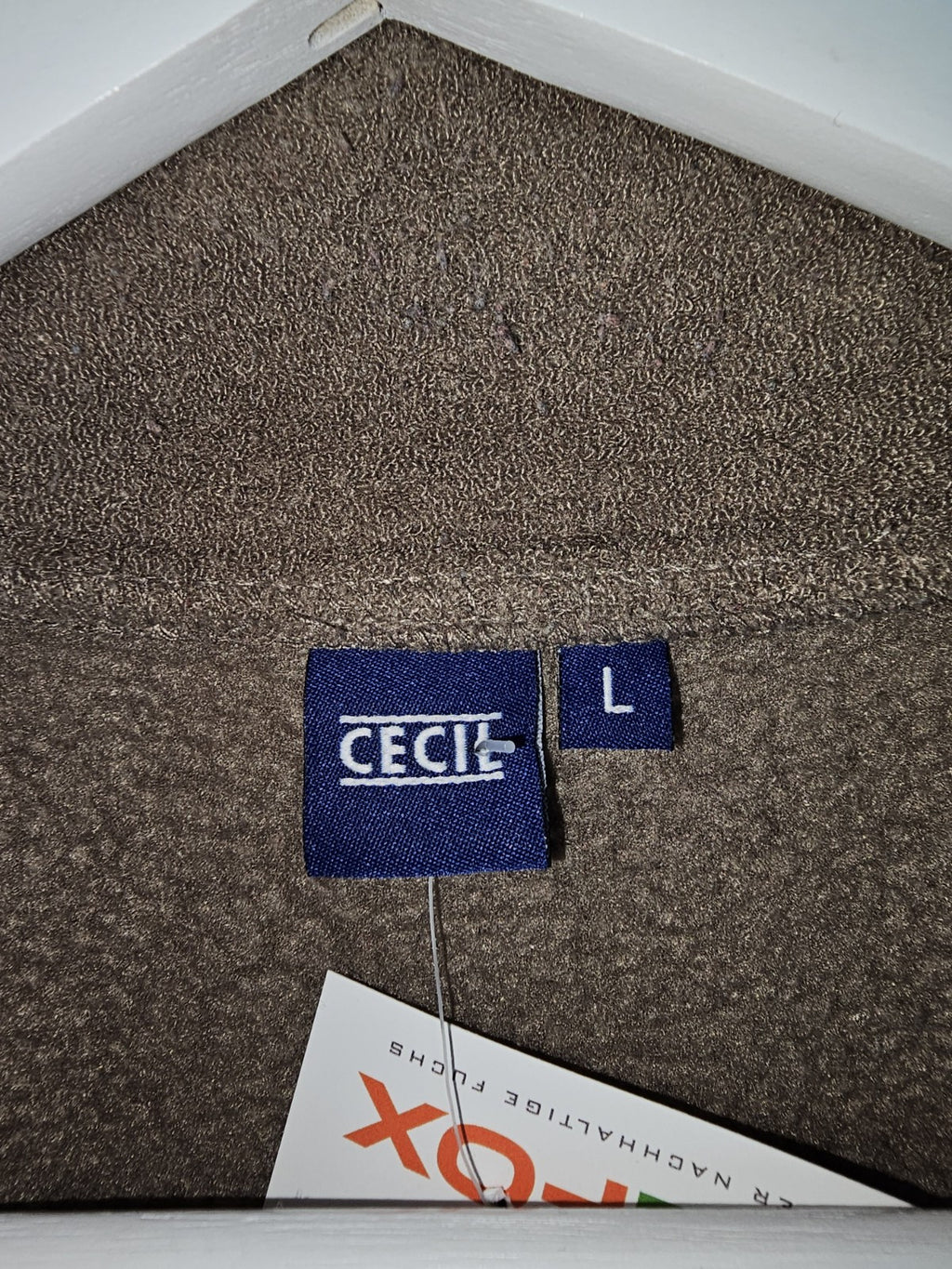 EK7380 Damen Strickjacke von Cecil, Braun, Gr.L2