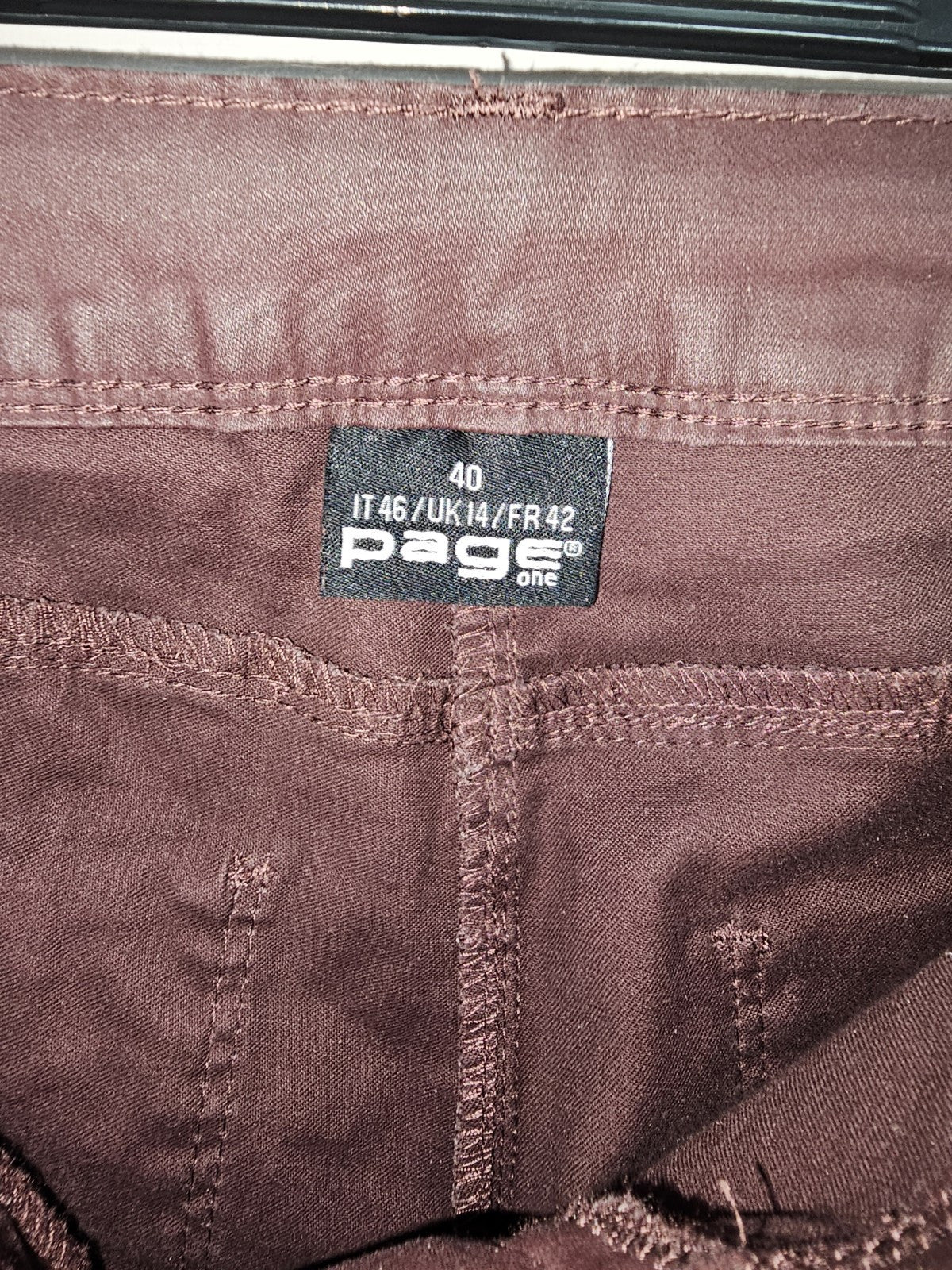 EK7395 Damen Jeans von Page One, Rot, Gr.403