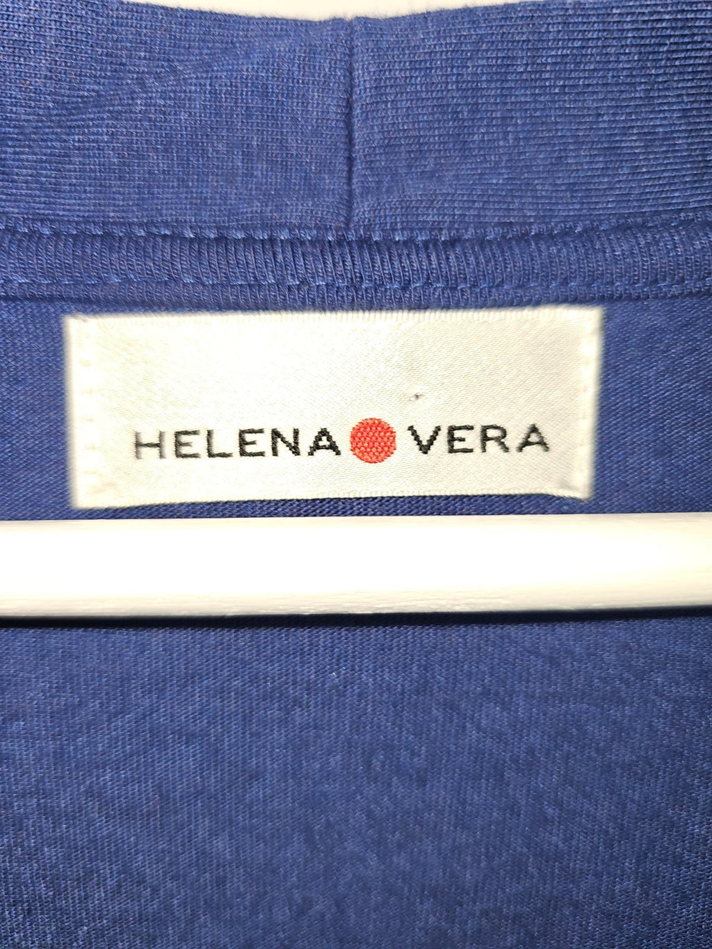 EK7340 Damen Strickjacke von Helena Vera, blau, Gr.461