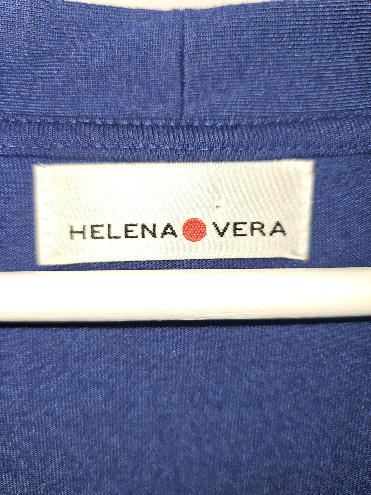 EK7340 Damen Strickjacke von Helena Vera, blau, Gr.461