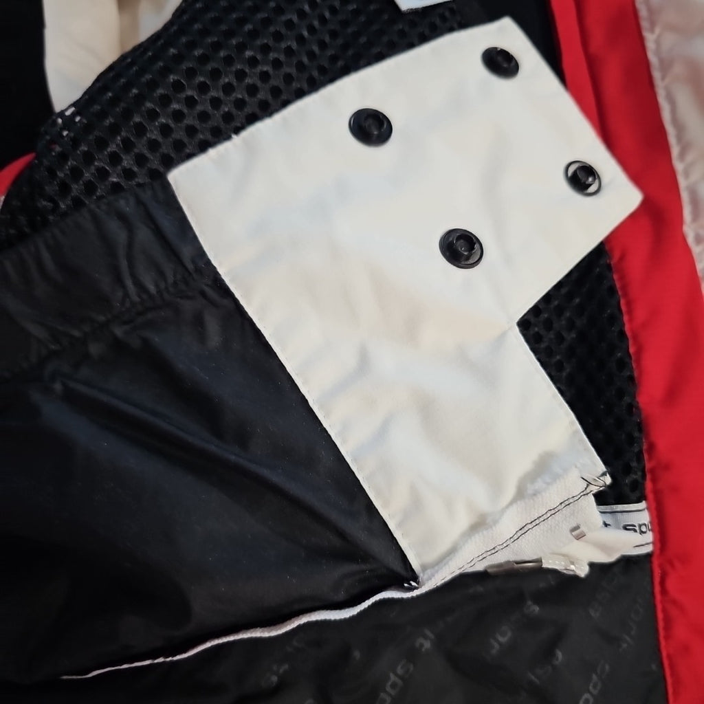 EK7587 Damen Jacke von Esprit Sports, rot-weiß, Gr.386
