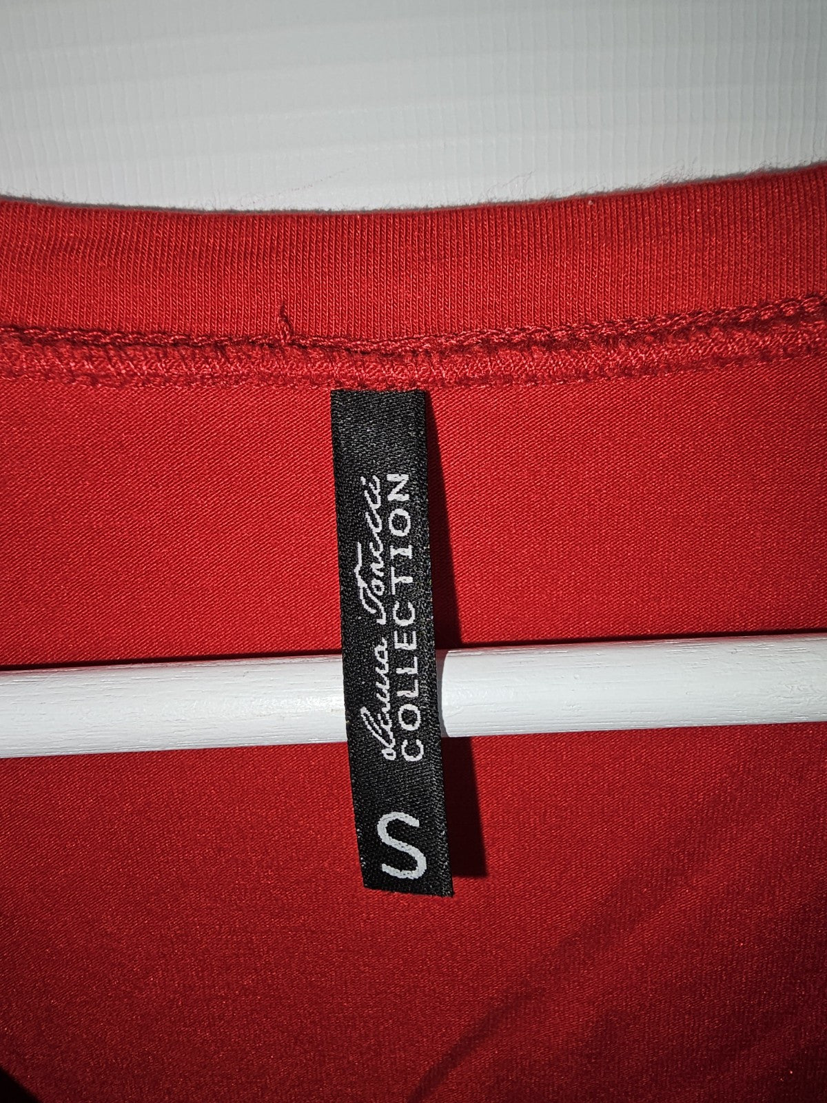 EK7366 Damen Sweatshirt von Laura Torelli, Rot, Gr.S2