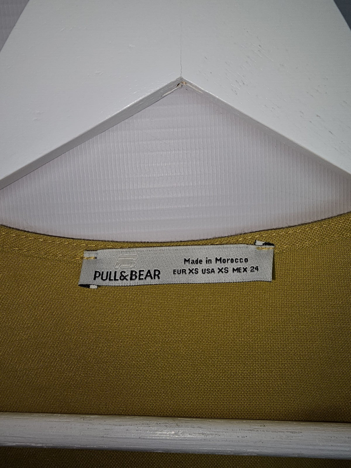 EK7087 Damen Kleid von Pull&Bear, Gelb, Gr.xs2