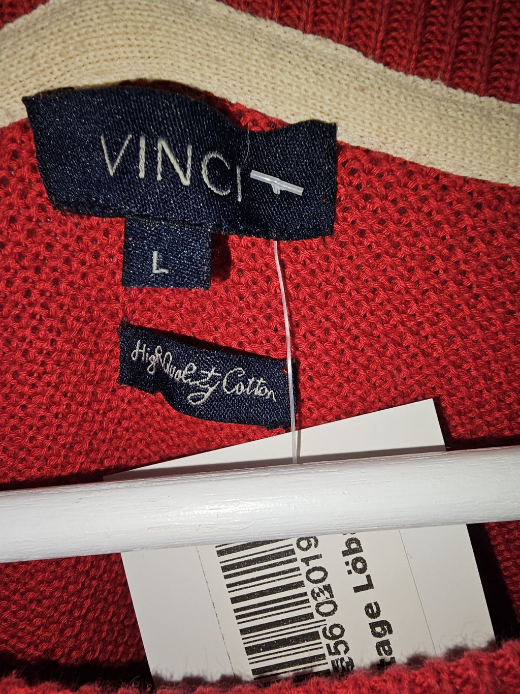 EK7373 Damen Pullover von Vinci,rot, Gr.L2
