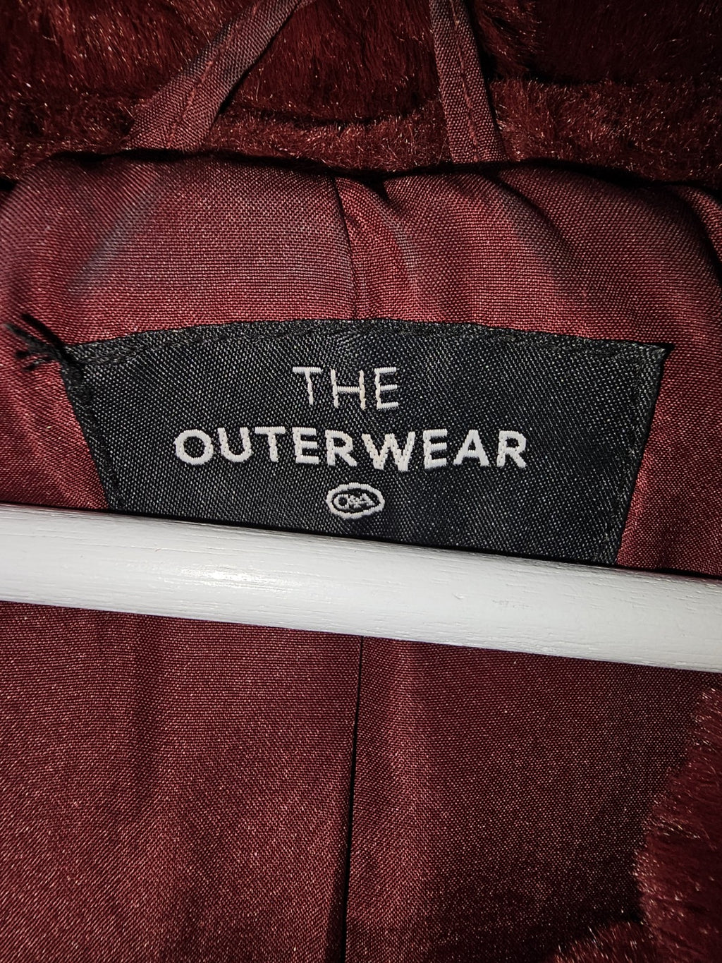 EK7281 Damen Jacke von C&A, Felljacke, rot, Gr.361