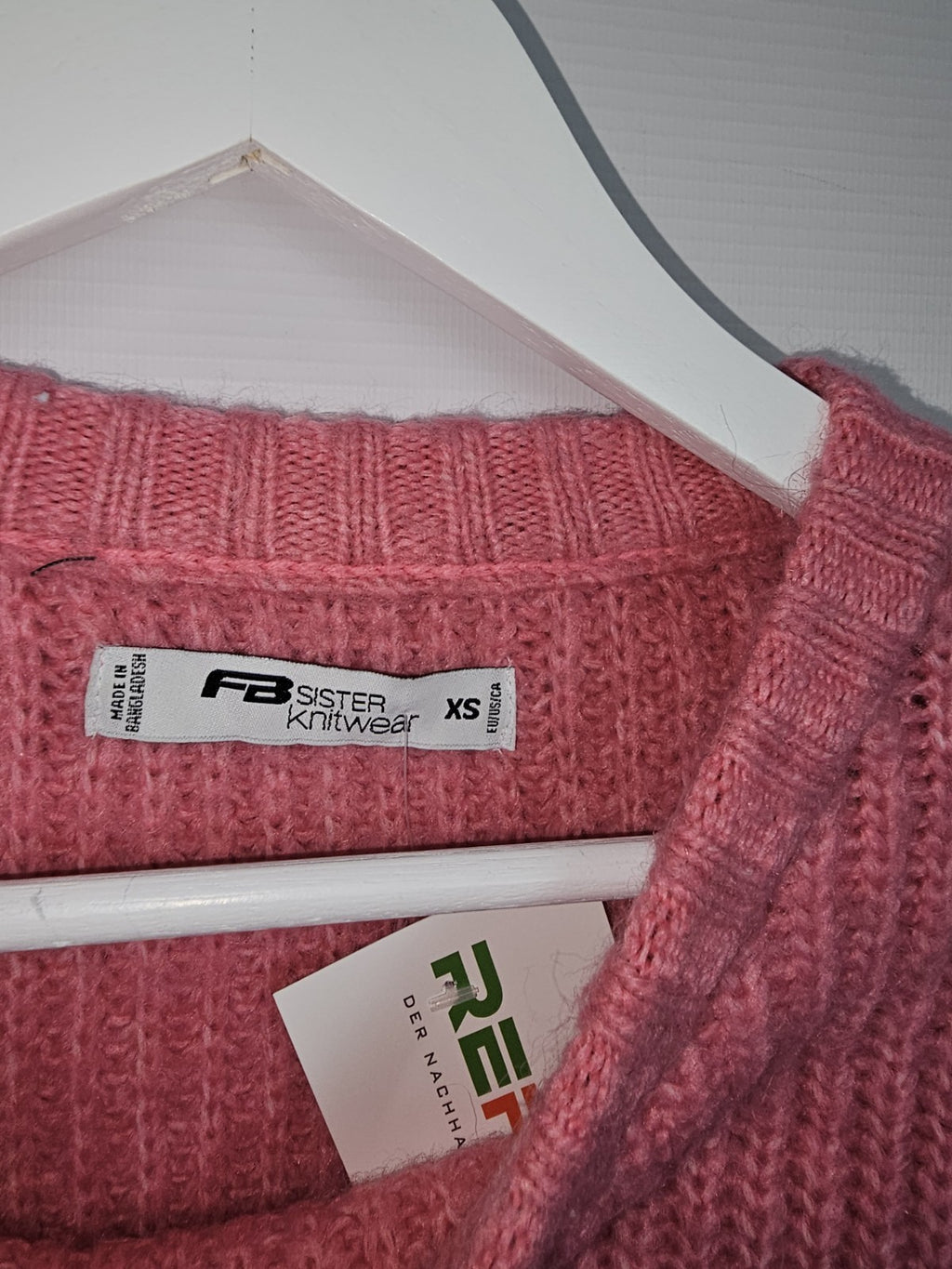 EK7526 Damen Strickpullover von New Yorker, Pink, Gr. XS2
