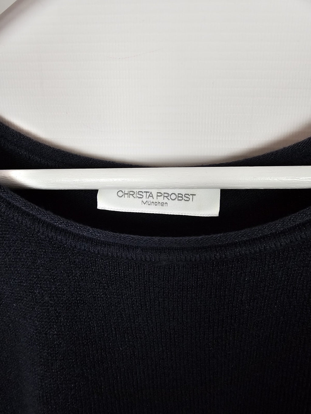 EK7184 Damen Sweatshirt von Christa Probst, Schwarz,  Gr.482