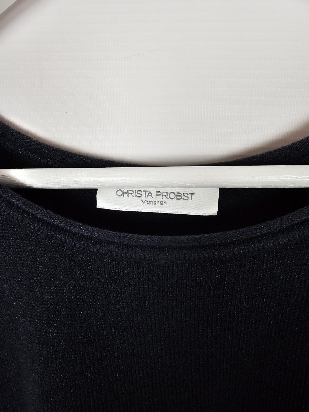 EK7184 Damen Sweatshirt von Christa Probst, Schwarz,  Gr.482