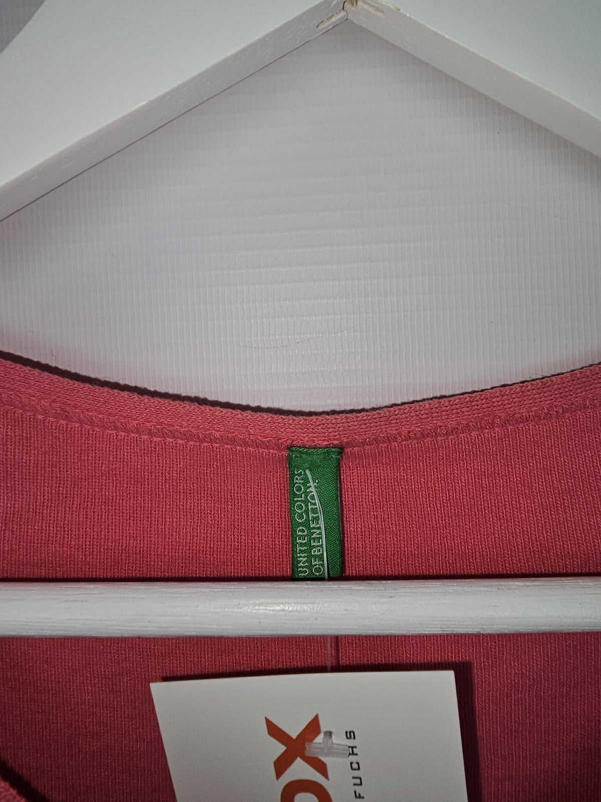 EK7075 Damen Strickjacke von United Colors, Pink, Gr.S1