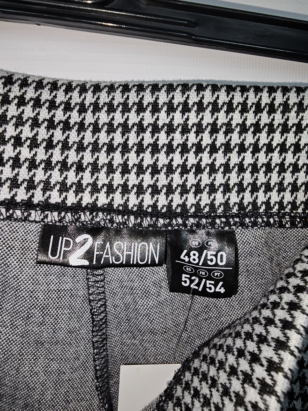 EK7393 Damen Hose von Up2Fashion, Schwarz/weiß, Gr.48/502