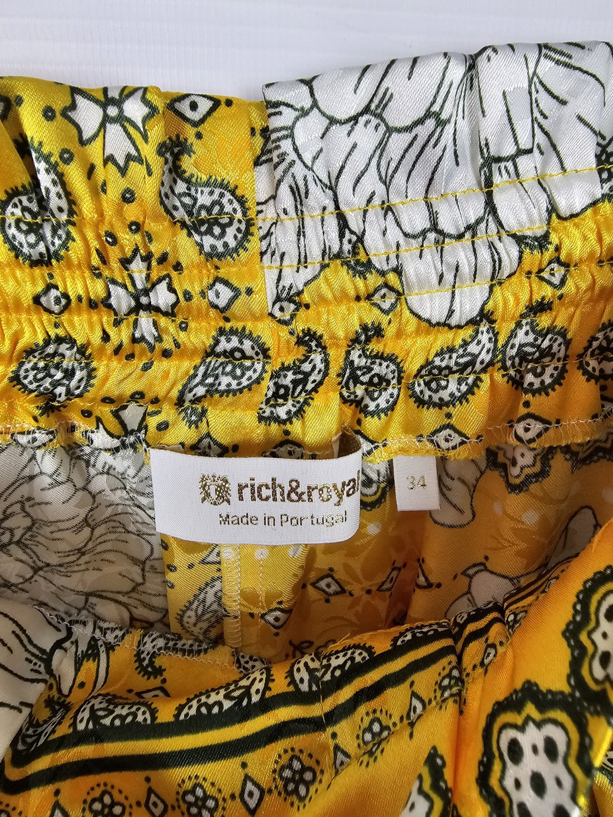 EK7177 Damen Hose von Rich&royal, Gelb, Gr.343
