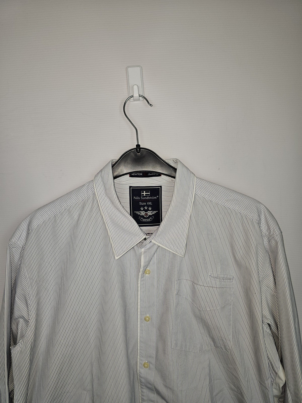 EK7066 Herren Hemd von Nils Sundström, Weiß, Gr.XXL1