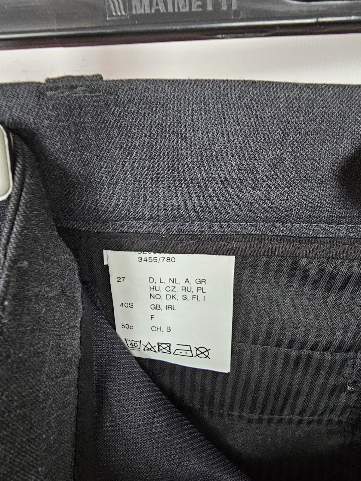 EK7157 Herren Anzugshose von Brühl, Grau, Gr. 272