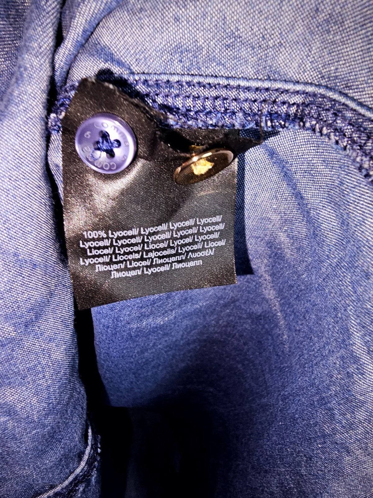 EK7409 Damen Bluse von Comma, blau, Gr.445