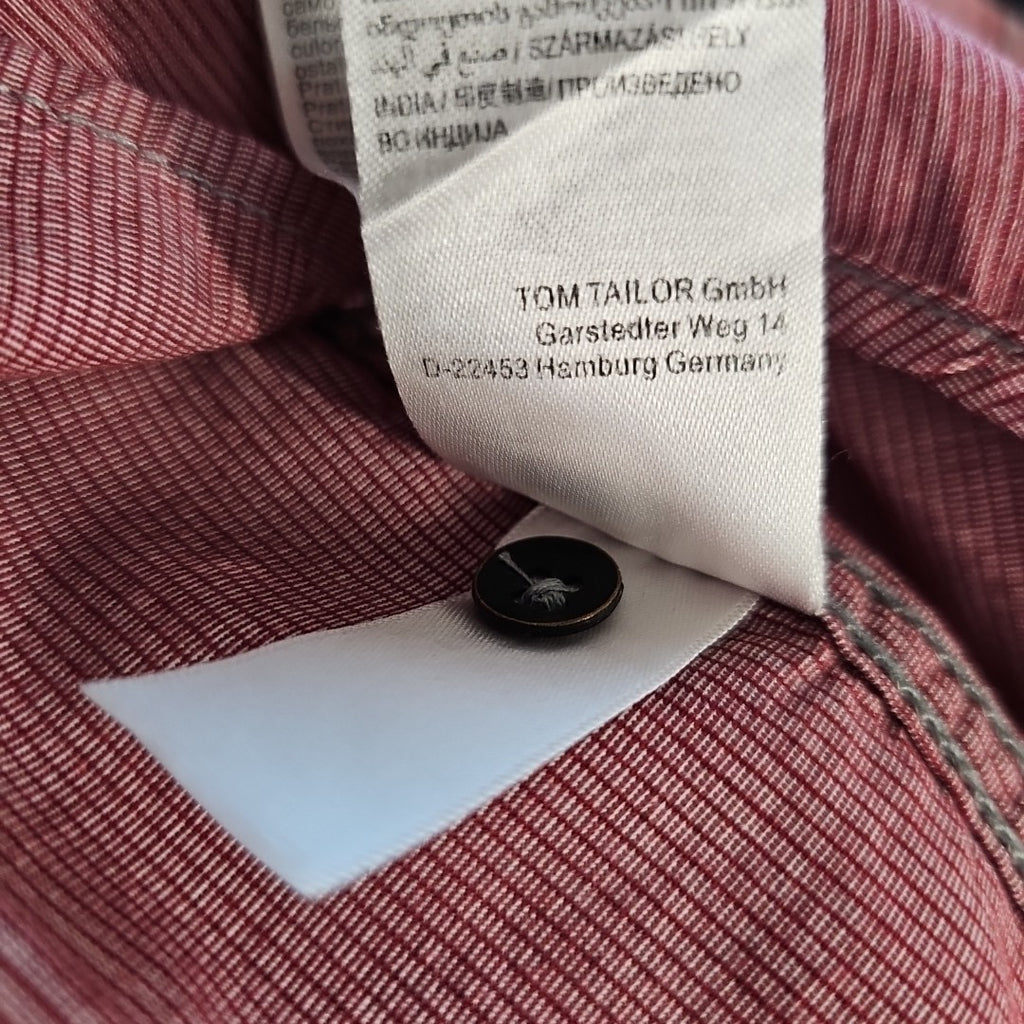 EK7555 Herren Hemd von Tom Tailor, rot, Gr.XL7