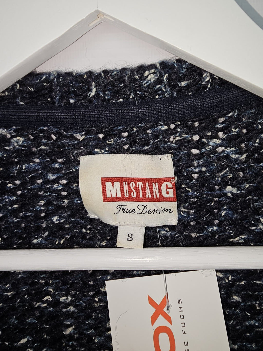 EK7138 Damen Strickjacke von Mustang, Dunkelblau, Gr.S2