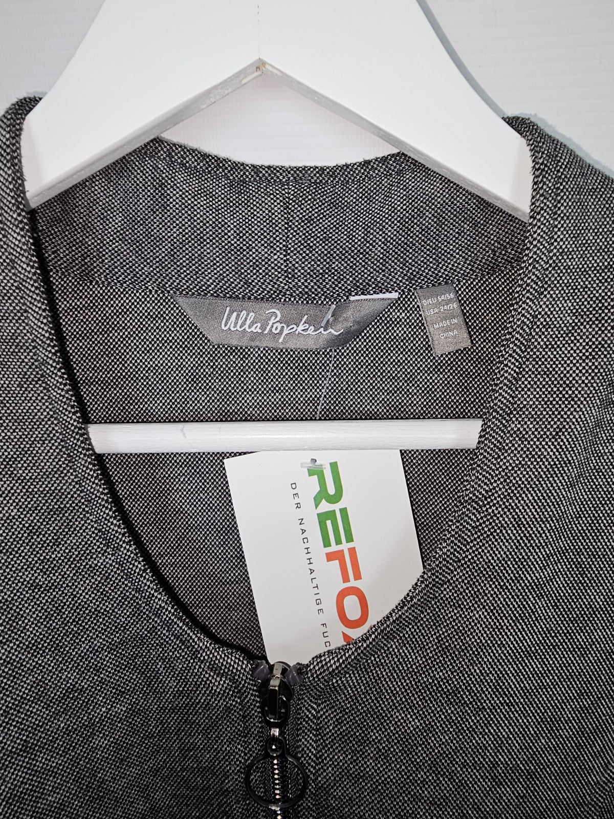 EK7100 Damen Kleid von Ulla Popken, Grau, Gr.54/564