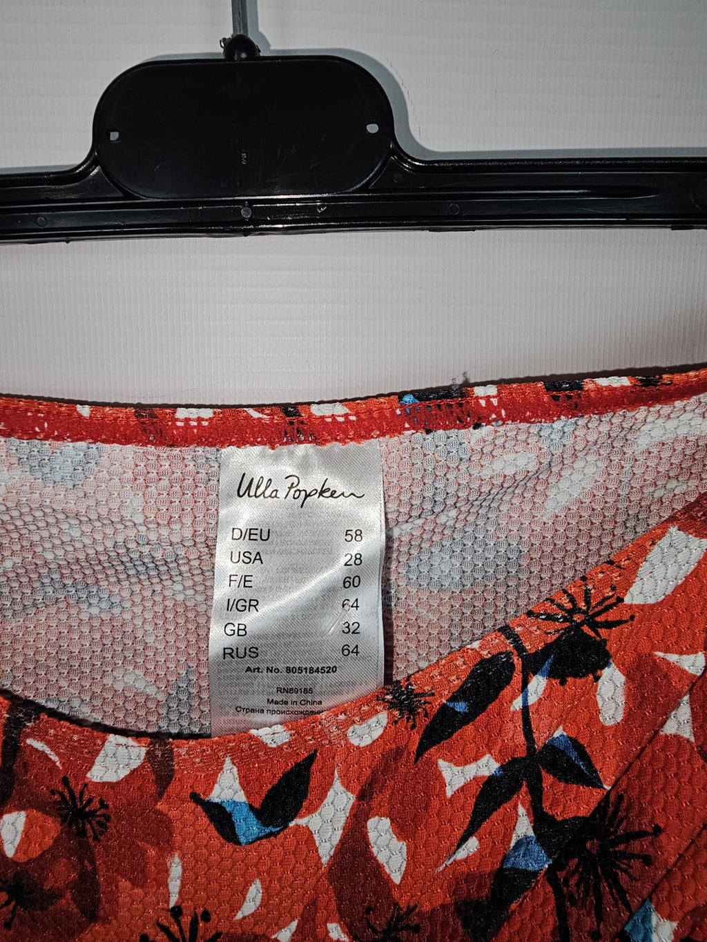 EK7097 Damen Tankini von Ulla Popken, Rot, Gr.586