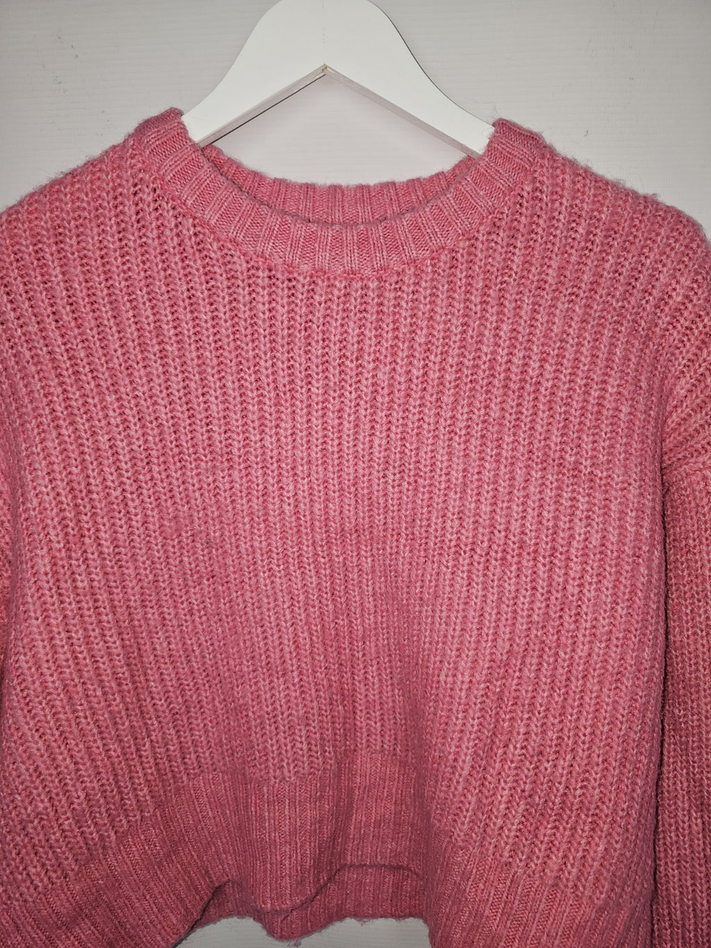 EK7526 Damen Strickpullover von New Yorker, Pink, Gr. XS1