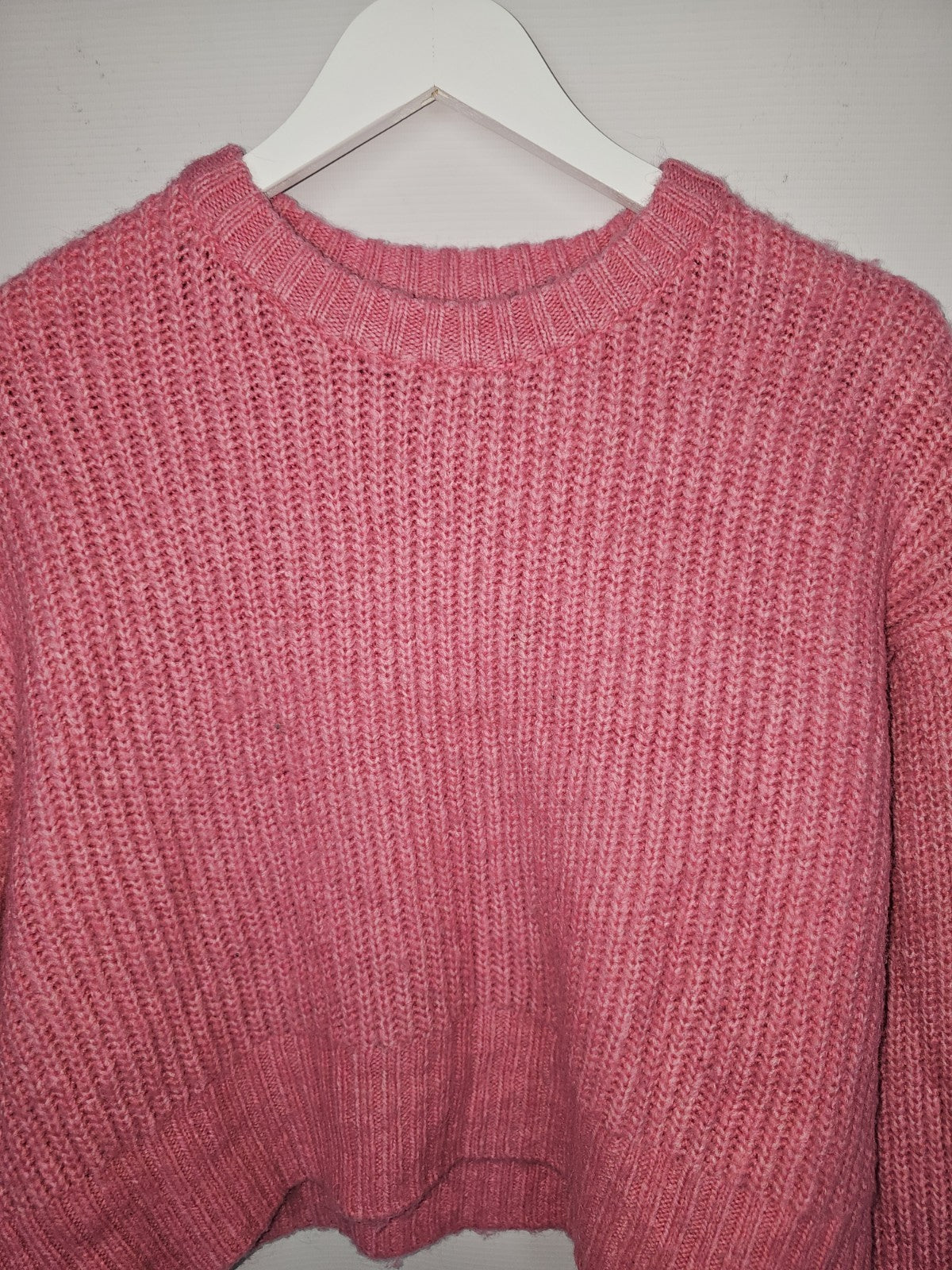 EK7526 Damen Strickpullover von New Yorker, Pink, Gr. XS1